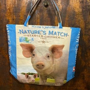 Upcycled Feed Tote Bag